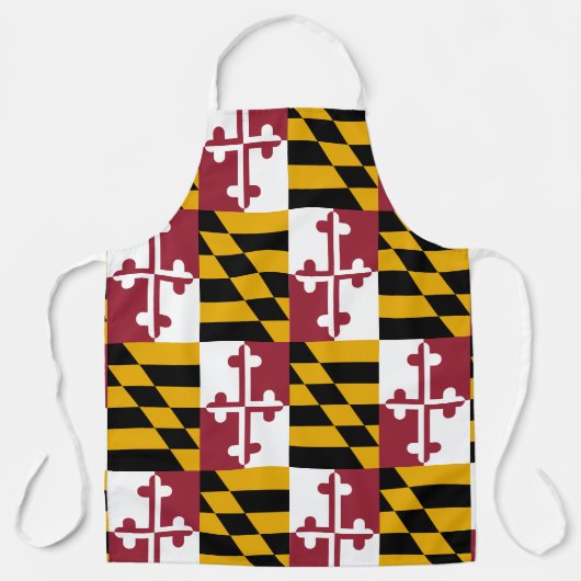 Tablier Drapeau du Motif du Maryland (Recto)