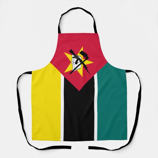 Tablier Drapeau du Mozambique (Recto)