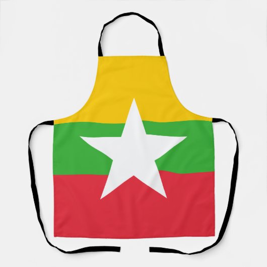 Tablier Drapeau du Myanmar (Recto)