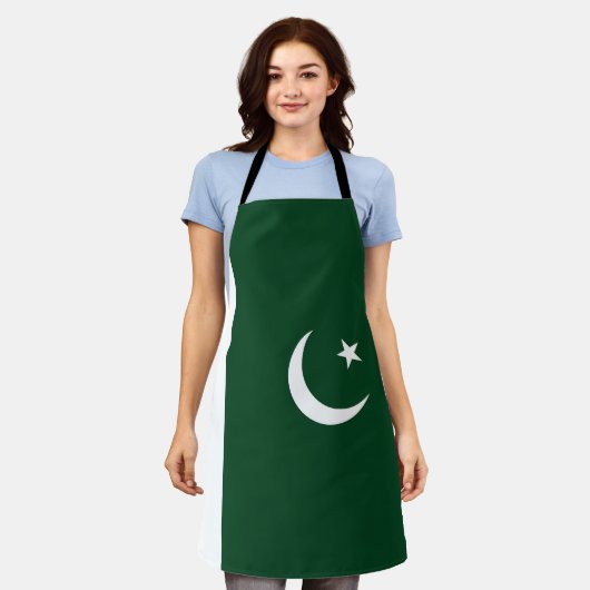 Tablier Drapeau du Pakistan (Porté)
