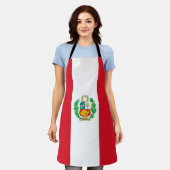 Tablier Drapeau du Pérou (Porté)