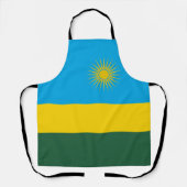 Tablier Drapeau du Rwanda (Recto)