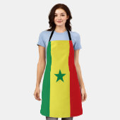 Tablier Drapeau du Sénégal (Porté)
