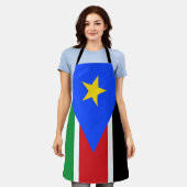 Tablier Drapeau du Soudan du Sud (Porté)