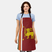Tablier Drapeau du Sri Lanka (Porté)