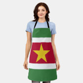 Tablier Drapeau du Suriname (Porté)