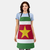 Tablier drapeau du Suriname (Porté)