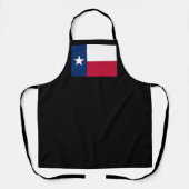 Tablier Drapeau du Texas : Longhorns, L'étoile solitaire d (Recto)