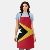 Tablier Drapeau du Timor oriental (Porté)