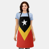 Tablier Drapeau du Timor oriental (Porté)