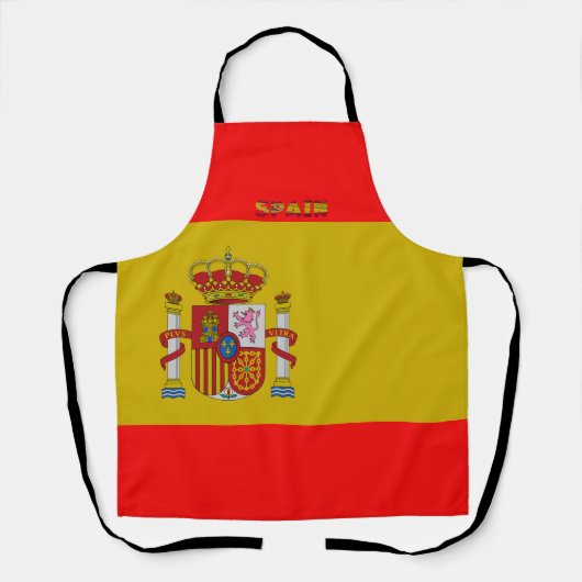 Tablier Drapeau espagnol (Recto)