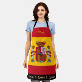 Tablier drapeau espagnol, Espagne Cuisine des chef (Porté)