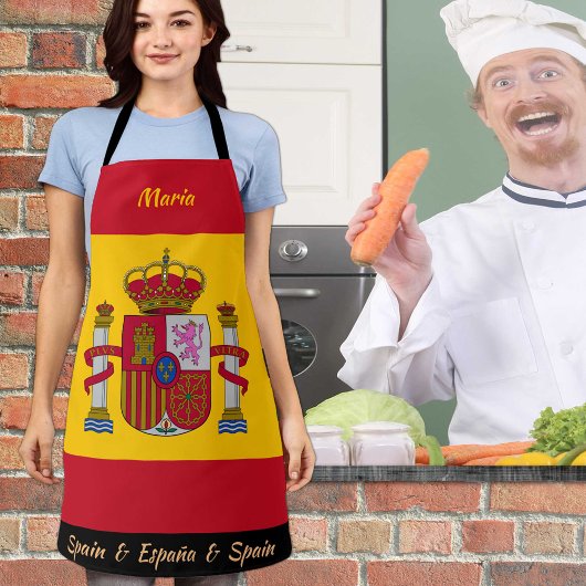 Tablier drapeau espagnol, Espagne Cuisine des chef