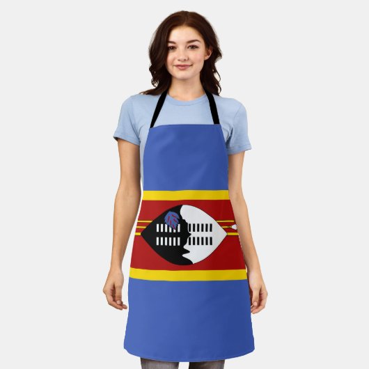 Tablier Drapeau Eswatini (Porté)