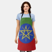 Tablier Drapeau éthiopien (Porté)