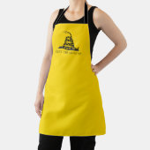 Tablier Drapeau Gadsden jaune classique Ne marchez pas sur (Insitu)