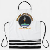 Tablier Drapeau gay LGBTQ, Vol haut, Amour sans limite (Recto)