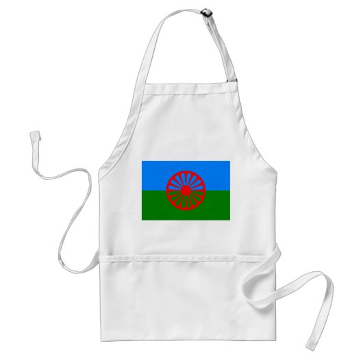 Tablier Drapeau gitan bohémien officiel (Devant)