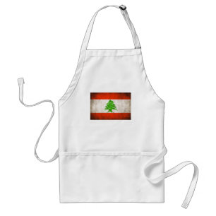 Tablier Drapeau Grungy Lebanon