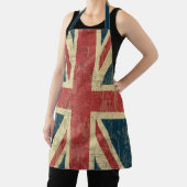 Tablier Drapeau Grungy Union Jack de Grande-Bretagne (Insitu)