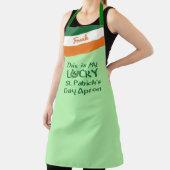 Tablier Drapeau irlandais Couleurs My Lucky St. Patrick's  (Insitu)