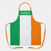Tablier Drapeau irlandais personnalisé (Recto)