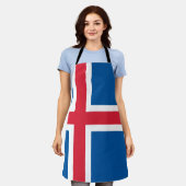 Tablier Drapeau Islande (Porté)