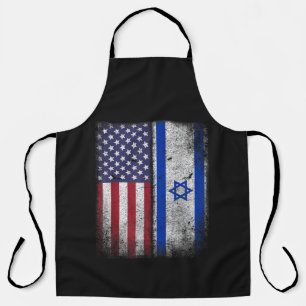 Tablier Drapeau Israélo-Américain Israël Usa Racines Améri
