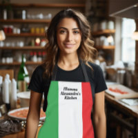 Drapeau italien audacieux Italie Pron personnalisé