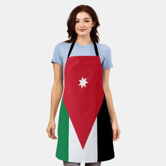 Tablier Drapeau Jordanie (Porté)