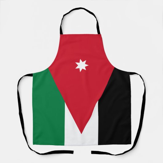 Tablier Drapeau Jordanie (Recto)