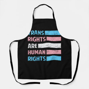 Tablier Drapeau Les droits trans sont des droits humains L
