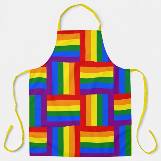 Tablier Drapeau LGBTQ+ Pride Inspiré Apron (Recto)