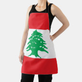 Tablier Drapeau libanais (Insitu)