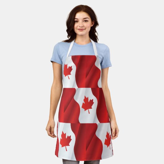 Tablier Drapeau Maple Leaf Canada (Porté)