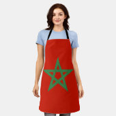 Tablier drapeau marocain (Porté)