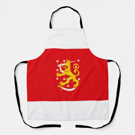Tablier Drapeau médiéval de Finlande (Recto)