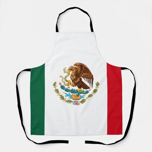 Tablier Drapeau mexicain (Recto)