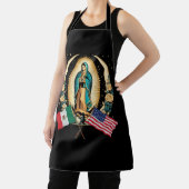 Tablier Drapeau Mexicain Américain Notre Dame Virgen De Gu (Insitu)