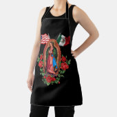Tablier Drapeau Mexicain Américain Notre Dame Virgen De Gu (Insitu)