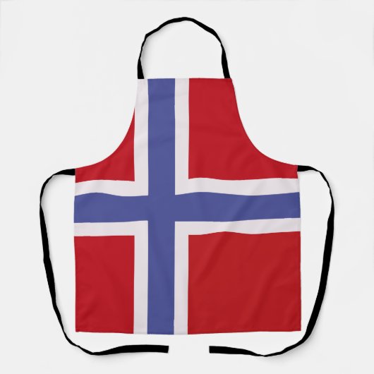 Tablier Drapeau norvégien (Recto)