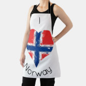 Tablier Drapeau norvégien I Heart Norway (Insitu)