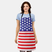 Tablier Drapeau patriotique américain étoilé et rayé améri (Porté)