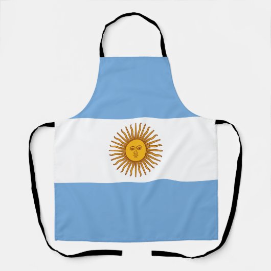 Tablier Drapeau patriotique argentin (Recto)