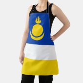 Tablier Drapeau patriotique de Bouriatie (Insitu)