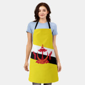 Tablier Drapeau patriotique de Brunei (Porté)