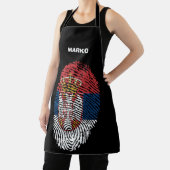 Tablier Drapeau patriotique de Serbie (Insitu)