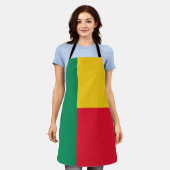 Tablier Drapeau patriotique du Bénin (Porté)