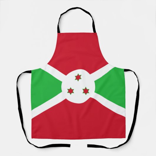 Tablier Drapeau patriotique du Burundi (Recto)