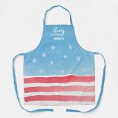 Tablier Drapeau Patriotique Moderne (Recto)